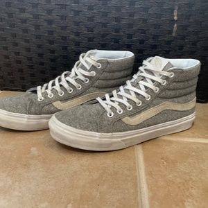 Grey High Top Vans